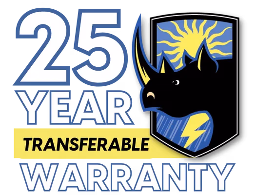25 year transferable warranty
